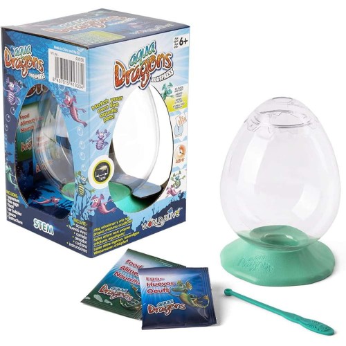 AQUA DRAGONS JURASSIC TIME JAJO 4005B ŻYWE SMOKI EDUKACYJNA AKWARIUM
