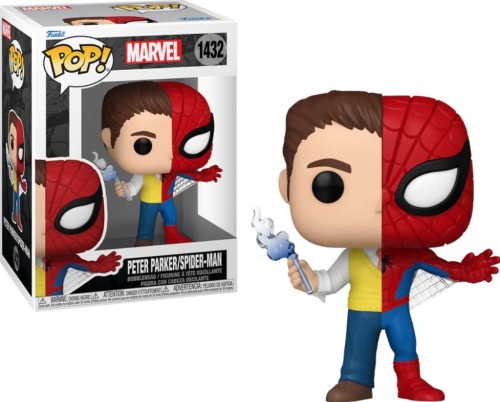 Funko POP! SPLIT Marvel1432 Spider-Man / Peter Parker