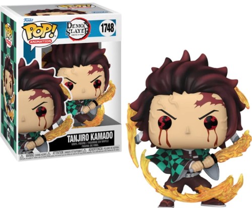 Funko Pop! DEMON SLAYER Animation 1748 Tanjiro (Sun Breathing)