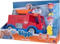 Blippi Wóz Strażacki: Dźwięki, Figurka i Edukacyjna Zabawa dla Malucha