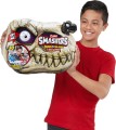 Smashers Dino Island T-Rex Battles ZURU, Blue Triceratops, 50+ Surprises Boys Collectible Dinosaur T-Rex Triceratops