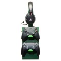 Minecraft PS5 XBOX NINTENDO LOGO STOJAK PODSTAWKA 4 PADY GRY HEADSET LOCKER