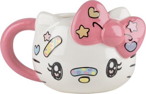 HELLO KITTY Kawai 3D 500ml Kubek Ceramiczny