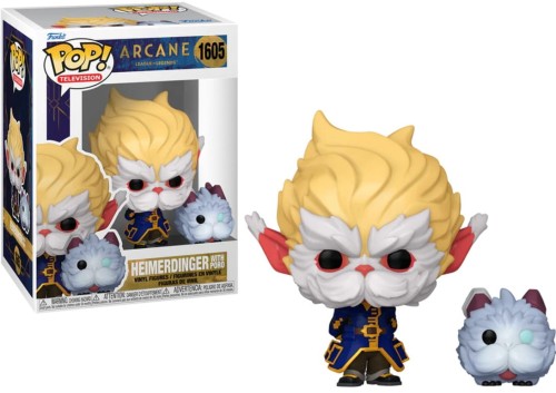 Funko Pop! ARCANE 1605 Heimerdinger with Poro league of legends