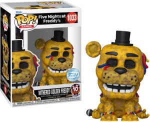 Funko Pop! FIVE NIGHTS AT FREDDY'S 1033 Withered Golden Freddy FNAF