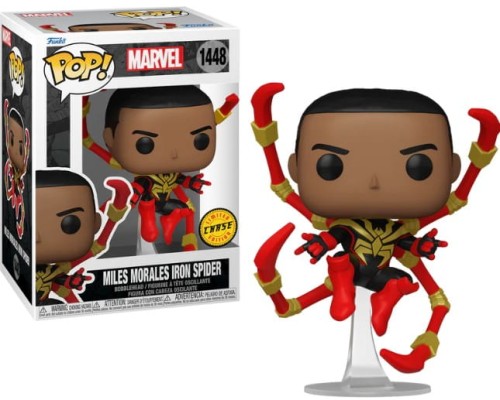 Funko Pop! SPIDER-MAN COMICS Marvel 1448 Miles Iron Spider Chase