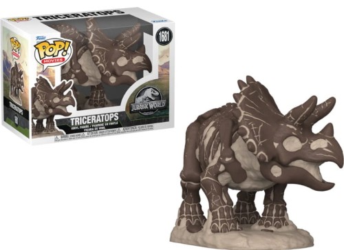Funko Pop! JURASSIC PARK FOSSIL Movie 1681 Triceratops