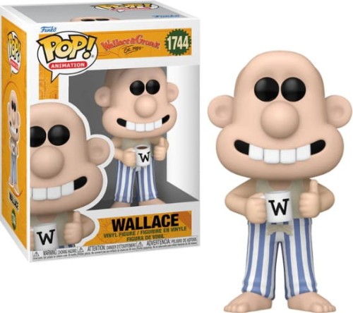 Funko Pop! WALLACE & GROMIT Animation 1744 Wallace in pajamas