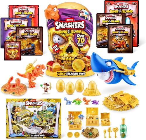 Smashers Dino Island Gold Treasure Hunt ZURU Zabawka interaktywna