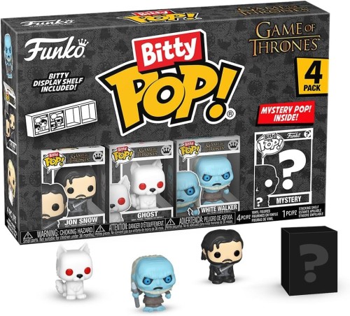 Funko Pop! Bitty: Game of Thrones - Jon Snow, Ghost, White Walker Chase