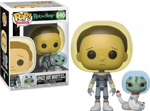 Funko Pop! RICK & MORTY 690 Space Suit Morty w/Snake