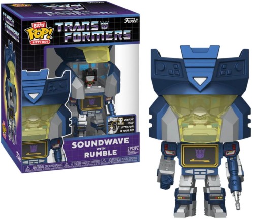 Funko Pop! TRANSFORMERS Bitty Bots Soundwave with Rumble