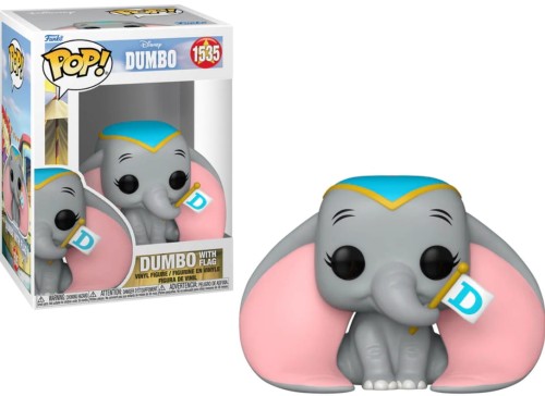 Funko POP! DUMBO Disney 1535 Dumbo with flag