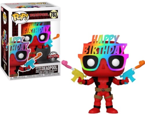 Funko POP! Deadpool Marvel Figurka 30th Birthday Glasses Deadpool 9 cm