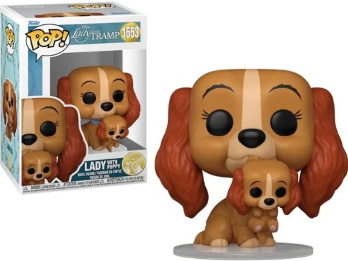 Funko POP! LADY AND THE TRAMP Disney 1553 Lady with puppy