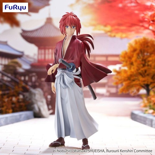 RUROUNI KENSHIN - Kenshin Himura - Figurka Trio-Try-It 19cm