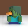 Tubbz Kaczuszka Figurka Minecraft: Zombie TUBBZ Cosplaying Rubber