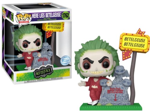 Funko POP! BEETLEJUICE Deluxe 1762 Here Lies Betelguise