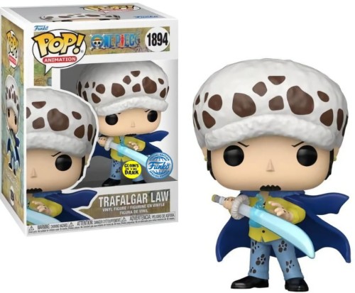 Funko POP! ONE PIECE Animation 1894 Law with Blue Anesthesia (GitD)