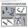 30MM - 1/144 Option parts set 19 (Multi Shield) - Model Kit