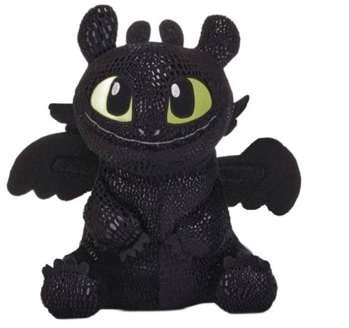 Jak Wytresować Smoka Dragon Maskotka Pluszak Toothless Szczerbatek 22cm how to train your dragon