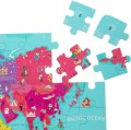 Globus Puzzle Mapa Świata w globusie 64 elementów Mądre Dziecko Top Bright
