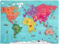 Globus Puzzle Mapa Świata w globusie 64 elementów Mądre Dziecko Top Bright
