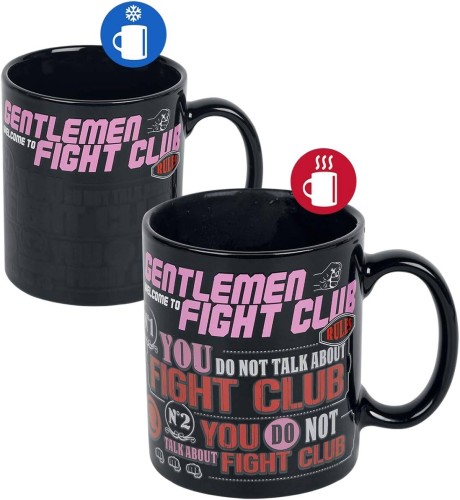 Kubek Fight Club Rules Heat Termoaktywny Zmienia Kolor 315ml Ceramiczny
