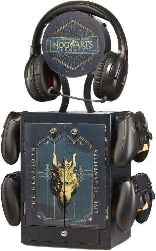 Hogwarts Legacy PS5 XBOX NINTENDO LOGO STOJAK PODSTAWKA 4 PADY GRY HEADSET LOCKER Harry Potter