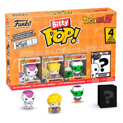 Funko Pop! DRAGON BALL Z Bitty 4 Pack 2.5cm Frieza Piccolo Goku Figurki