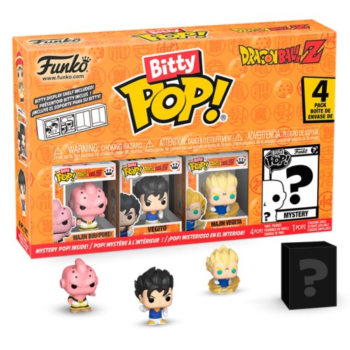 Funko Pop! DRAGON BALL Z Bitty 4 Pack 2.5cm Kid Buu Vegito Vegeta Figurki