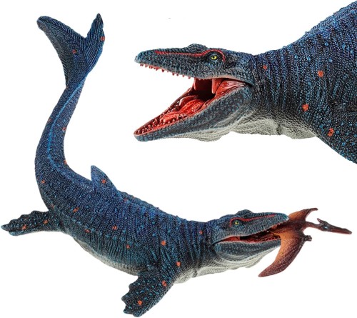 DINOZAUR REALISTYCZNY MOZAZAUR 26CM RUCHOMA SZCZĘKA Mosasaurus Figurka