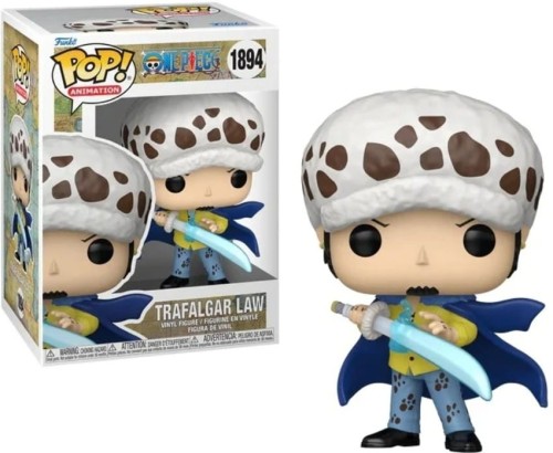 Funko POP! ONE PIECE Animation 1894 Trafalgar Law with Blue Anesthesia
