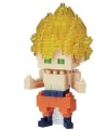 DRAGON BALL Klocki Son Goku Super Saiyan Figurka Nanoblock 10cm