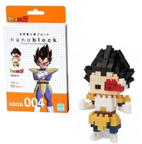 DRAGON BALL Klocki Vegeta Figurka Nanoblock 10cm