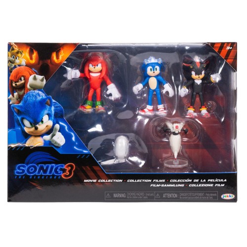 ZESTAW FIGUREK SONIC 3 THE HEDGEHOG SHADOW KNUCKLES Buzz Bomber Drone