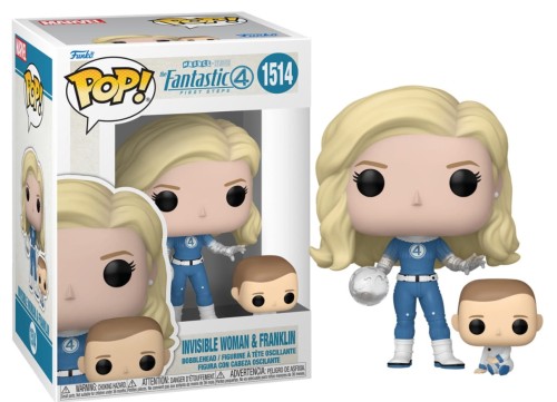 Funko Pop! FANTASTIC FOUR (2025)  Marvel 1514 Invisible Woman & Franklin
