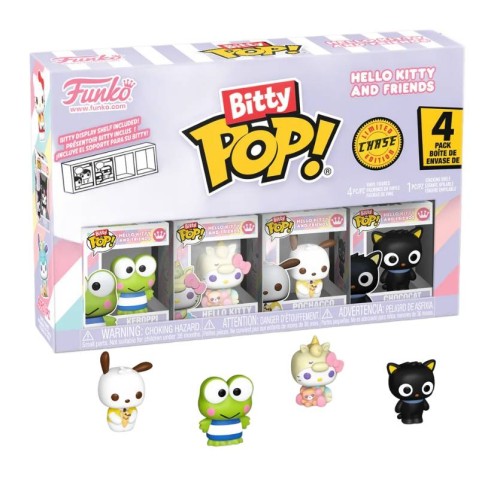 Funko Pop! SANRIO Bitty Pop 4 Pack 2.5cm Keroppi Hello Kitty
