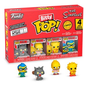 Funko Pop! SIMPSONS Bitty Pop 4 Pack 2.5cm Scratchy