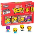 Funko Pop! SIMPSONS Bitty Pop 4 Pack 2.5cm Maggie Homer Barney Chase