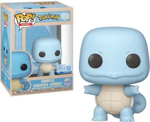 Funko Pop! POKEMO Games 504 Squirtle (Soft Color)
