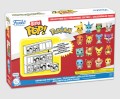 Funko Pop! POKEMON Bitty 4 Pack 2.5cm Pikachu Vaporeon Caterpie Cubone
