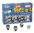 Funko Pop! SPIDER-MAN Bitty Pop 4 Pack 2.5cm Venom Spider-man Anti