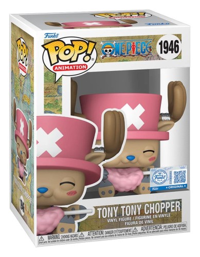 Funko Pop! One Piece Tony Tony Chopper with Cotton Candy Exclusive 9cm