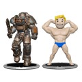 Fallout Mini Figurki 2-Pack Set E Raider & Vault Boy (Strong) 7 cm