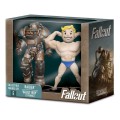 Fallout Mini Figurki 2-Pack Set E Raider & Vault Boy (Strong) 7 cm