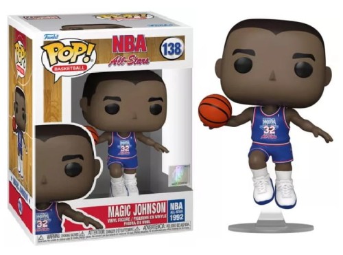 Funko POP! NBA Legends 138 Magic Johnson (Blue All star uni 1991)