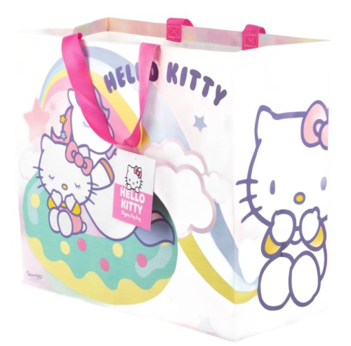 HELLO KITTY Unicorn Torba na zakuoy 40x45x20 cm 100% z recyklingu
