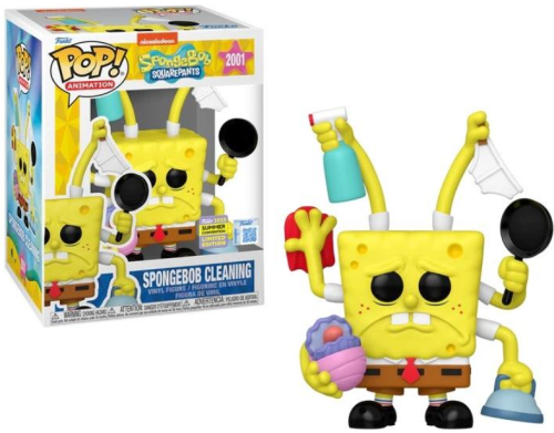 Funko POP! 2001 Spongebob Cleaning "Summer Conv." Figurka