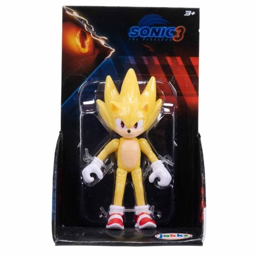 Sonic the hedgehog 3 Figurka Super Sonic 6cm Jakks Szybki jak błyskawica